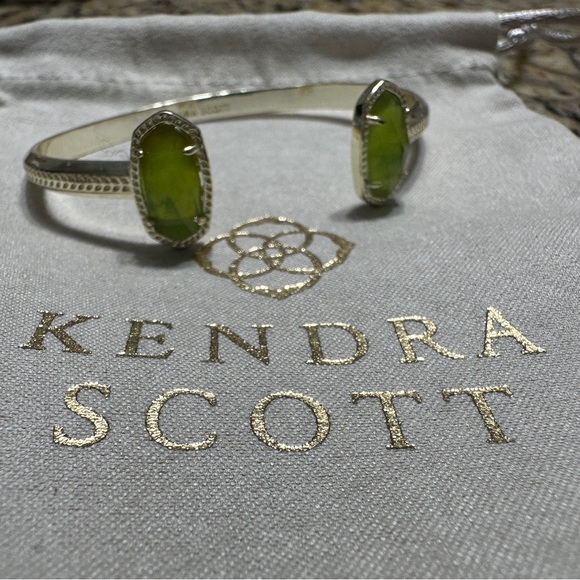 Kendra Scott Bracelet with Green Stones - Picture 3 of 4